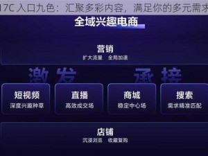 17C 入口九色：汇聚多彩内容，满足你的多元需求