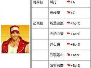 拳皇命运格斗家特瑞博加德全面解析：出招表攻略详解与实战运用心得