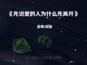 抖音热门歌曲解析：如果爱，为何你会离开？探寻背后的情感故事与音乐韵律