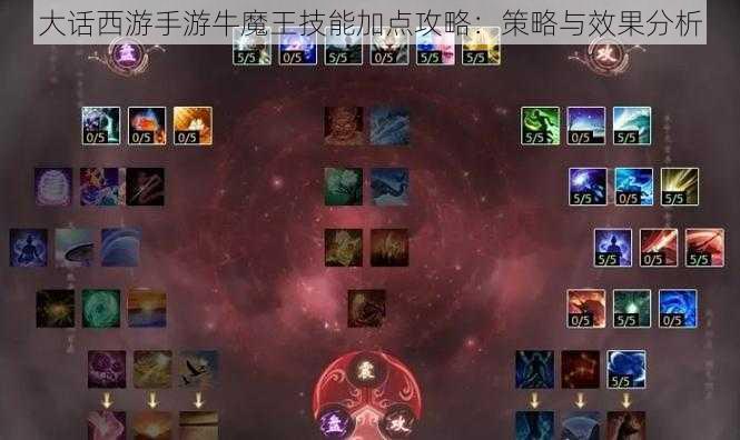 大话西游手游牛魔王技能加点攻略：策略与效果分析