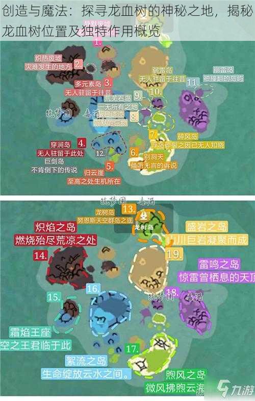 创造与魔法：探寻龙血树的神秘之地，揭秘龙血树位置及独特作用概览