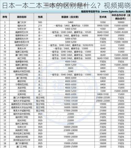 日本一本二本三本的区别是什么？视频揭晓