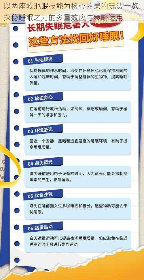 以两座城池眠技能为核心效果的玩法一览：探秘睡眠之力的多重效应与策略运用