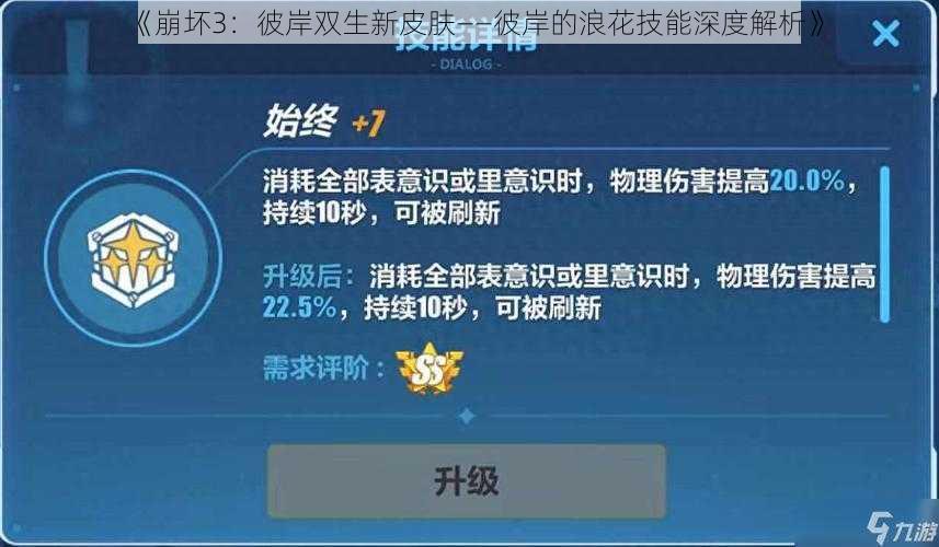 《崩坏3：彼岸双生新皮肤——彼岸的浪花技能深度解析》