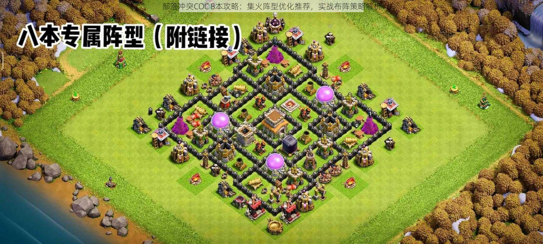 部落冲突COC 8本攻略：集火阵型优化推荐，实战布阵策略解析