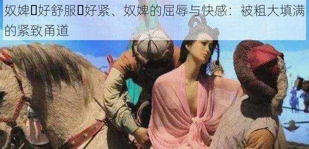 奴婢⋯好舒服⋯好紧、奴婢的屈辱与快感：被粗大填满的紧致甬道