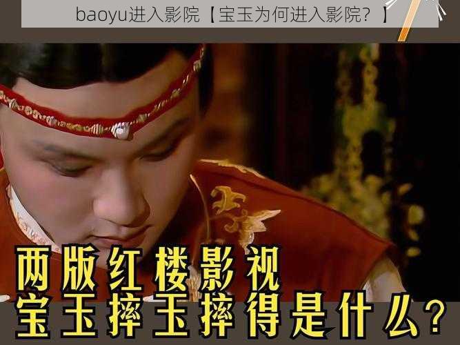 baoyu进入影院【宝玉为何进入影院？】