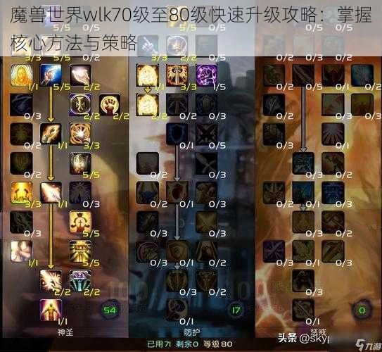 魔兽世界wlk70级至80级快速升级攻略：掌握核心方法与策略