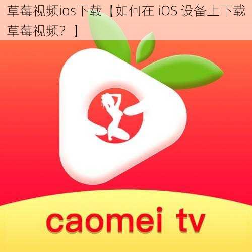 草莓视频ios下载【如何在 iOS 设备上下载草莓视频？】